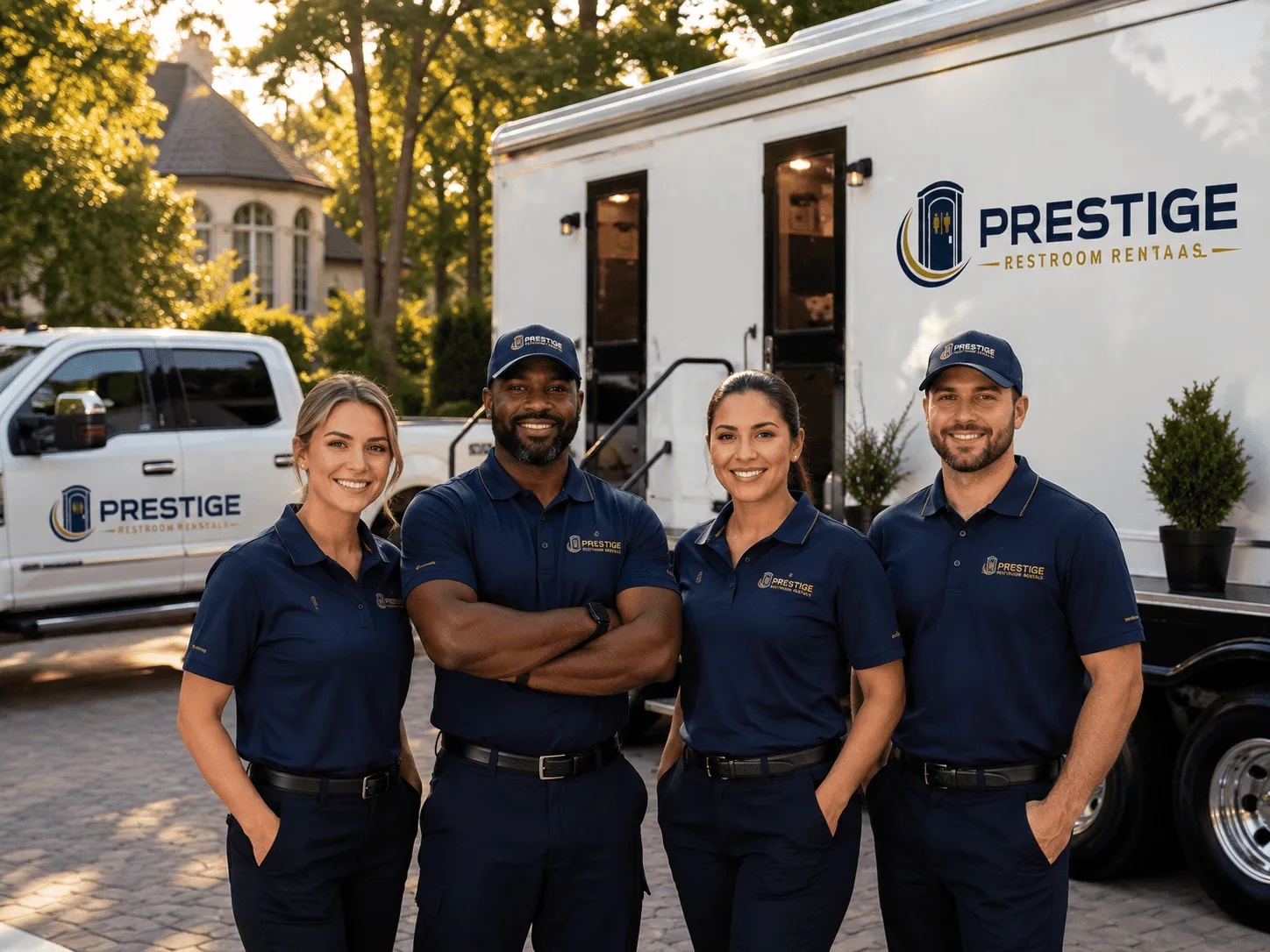 Trusted Luxury Portable Restrooms company in Bantry, ND